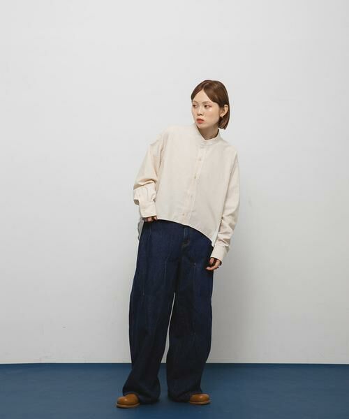 KBF / ケービーエフ シャツ・ブラウス | バックフレアショートシャツ | 詳細25