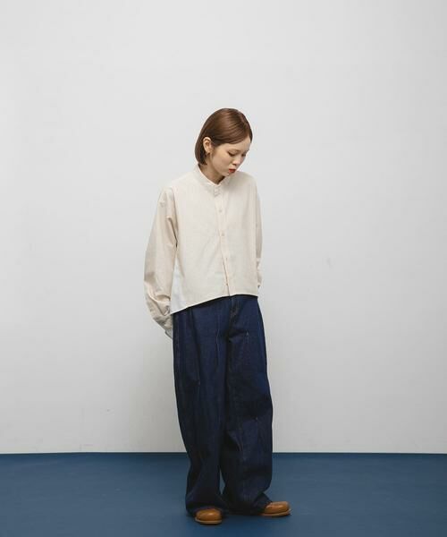 KBF / ケービーエフ シャツ・ブラウス | バックフレアショートシャツ | 詳細26