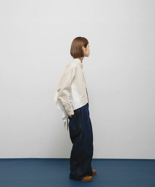 KBF / ケービーエフ シャツ・ブラウス | バックフレアショートシャツ | 詳細27