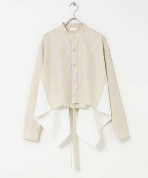 KBF / ケービーエフ シャツ・ブラウス | バックフレアショートシャツ | 詳細29