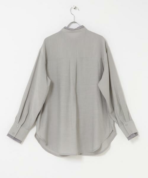 KBF / ケービーエフ シャツ・ブラウス | レイヤードライクロングシャツ | 詳細20