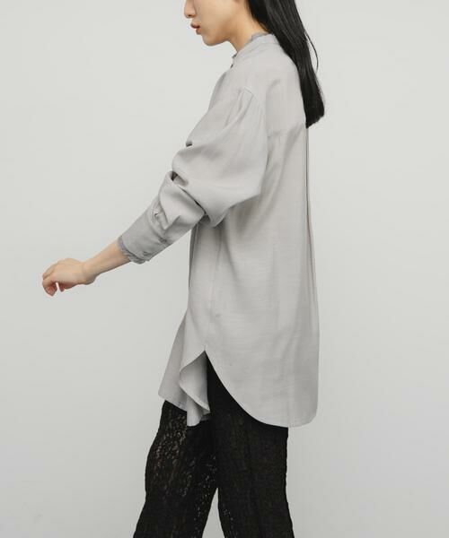 KBF / ケービーエフ シャツ・ブラウス | レイヤードライクロングシャツ | 詳細12