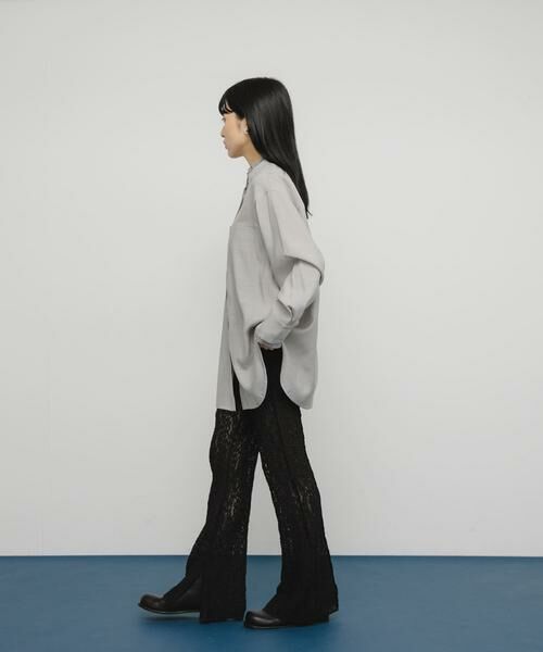 KBF / ケービーエフ シャツ・ブラウス | レイヤードライクロングシャツ | 詳細15