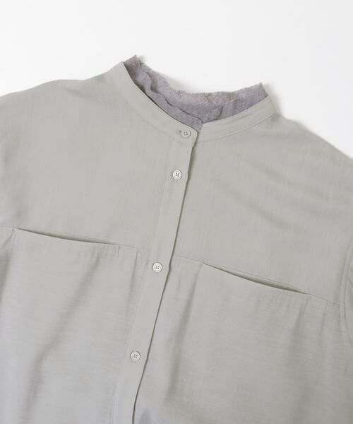 KBF / ケービーエフ シャツ・ブラウス | レイヤードライクロングシャツ | 詳細18