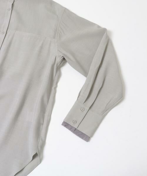 KBF / ケービーエフ シャツ・ブラウス | レイヤードライクロングシャツ | 詳細19