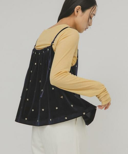 KBF / ケービーエフ キャミソール・チューブトップ | 2WAYベロアビスチェ | 詳細2