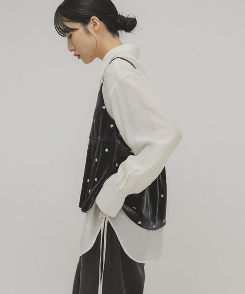 KBF / ケービーエフ キャミソール・チューブトップ | 2WAYベロアビスチェ | 詳細21