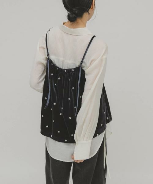 KBF / ケービーエフ キャミソール・チューブトップ | 2WAYベロアビスチェ | 詳細22