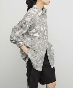 KBF / ケービーエフ シャツ・ブラウス | ステッチングチェックシャツ