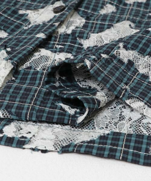 KBF / ケービーエフ シャツ・ブラウス | ステッチングチェックシャツ | 詳細10