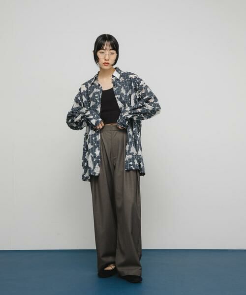 KBF / ケービーエフ シャツ・ブラウス | ステッチングチェックシャツ | 詳細4