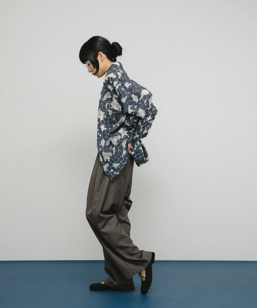 KBF / ケービーエフ シャツ・ブラウス | ステッチングチェックシャツ | 詳細5