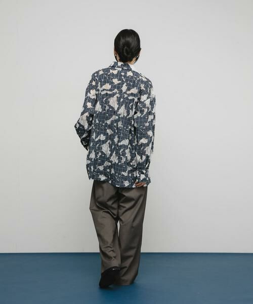 KBF / ケービーエフ シャツ・ブラウス | ステッチングチェックシャツ | 詳細6