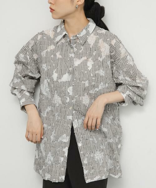 KBF / ケービーエフ シャツ・ブラウス | ステッチングチェックシャツ | 詳細20