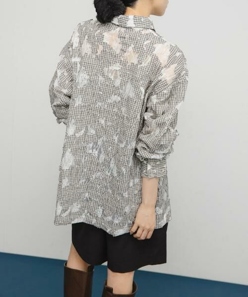 KBF / ケービーエフ シャツ・ブラウス | ステッチングチェックシャツ | 詳細21