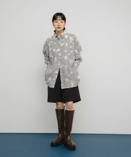 KBF / ケービーエフ シャツ・ブラウス | ステッチングチェックシャツ | 詳細22