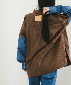 KBF / ケービーエフ シャツ・ブラウス | デニムスリーブリメイクシャツ