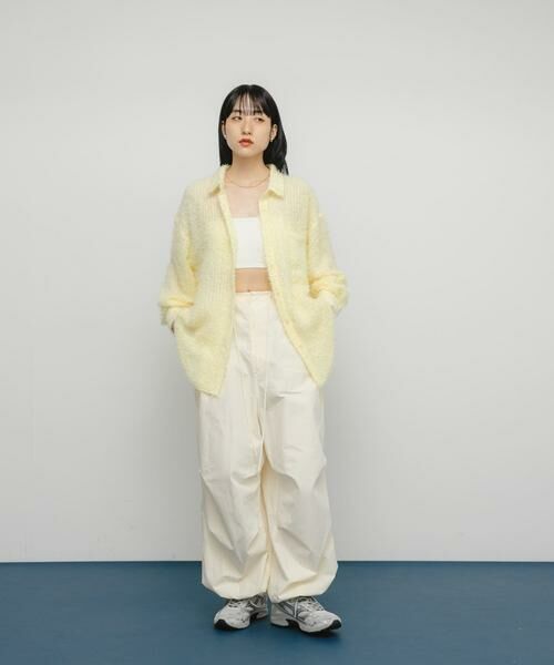 KBF / ケービーエフ シャツ・ブラウス | フェザーロングシャツ | 詳細4