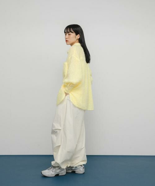 KBF / ケービーエフ シャツ・ブラウス | フェザーロングシャツ | 詳細5