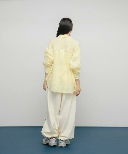 KBF / ケービーエフ シャツ・ブラウス | フェザーロングシャツ | 詳細6