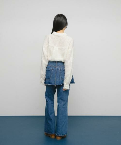 KBF / ケービーエフ シャツ・ブラウス | フェザーロングシャツ | 詳細20