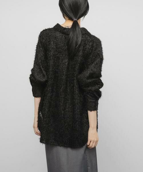 KBF / ケービーエフ シャツ・ブラウス | フェザーロングシャツ | 詳細26