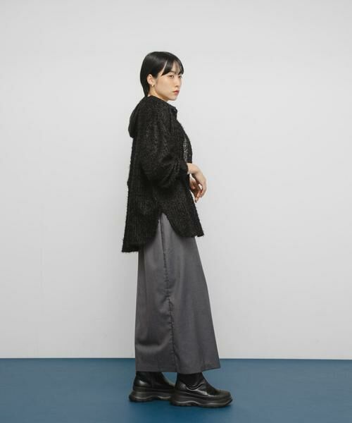 KBF / ケービーエフ シャツ・ブラウス | フェザーロングシャツ | 詳細28