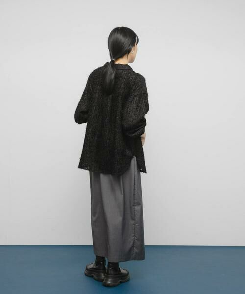 KBF / ケービーエフ シャツ・ブラウス | フェザーロングシャツ | 詳細29