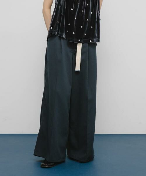 KBF / ケービーエフ その他パンツ | ベルトSETワイドスラックス | 詳細1