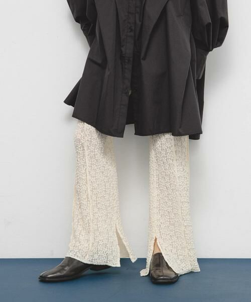 KBF / ケービーエフ その他パンツ | レースフレアイージーパンツ | 詳細1