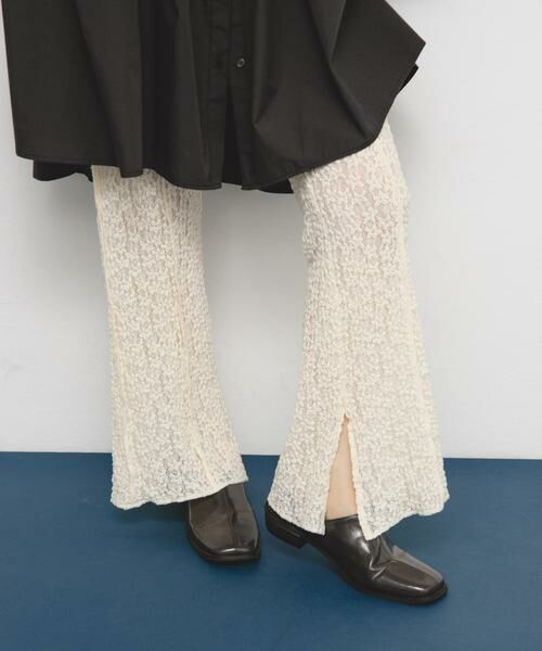 KBF / ケービーエフ その他パンツ | レースフレアイージーパンツ | 詳細2