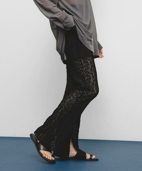 KBF / ケービーエフ その他パンツ | レースフレアイージーパンツ | 詳細11
