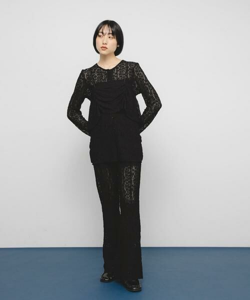 KBF / ケービーエフ その他パンツ | レースフレアイージーパンツ | 詳細16