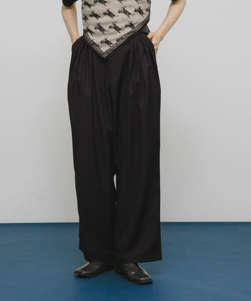 KBF / ケービーエフ その他パンツ | タックデザインスラックス | 詳細9