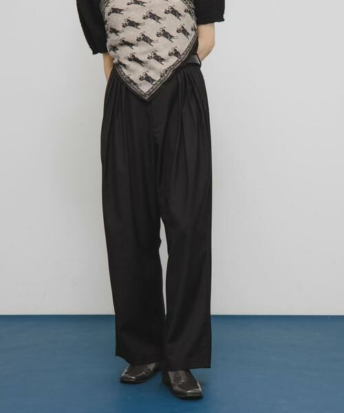 KBF / ケービーエフ その他パンツ | タックデザインスラックス | 詳細10