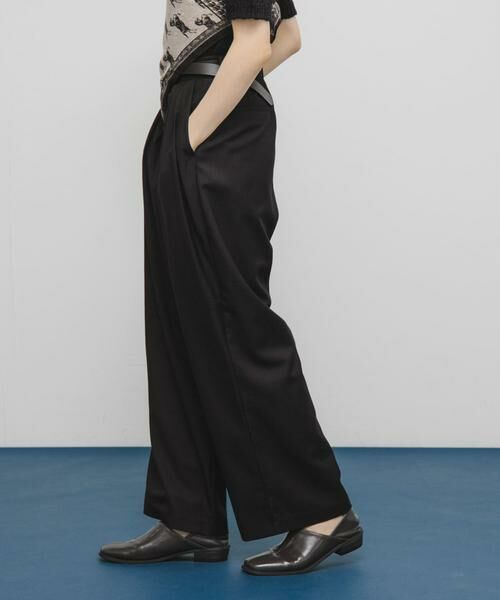 KBF / ケービーエフ その他パンツ | タックデザインスラックス | 詳細11