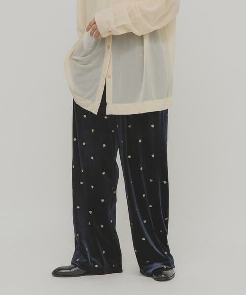 KBF / ケービーエフ その他パンツ | ベロアイージーパンツ | 詳細1