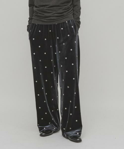 KBF / ケービーエフ その他パンツ | ベロアイージーパンツ(グレー系その他)