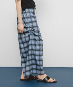 KBF / ケービーエフ スカート | サイドデザインチェックスカート