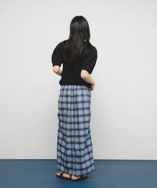 KBF / ケービーエフ スカート | サイドデザインチェックスカート | 詳細19