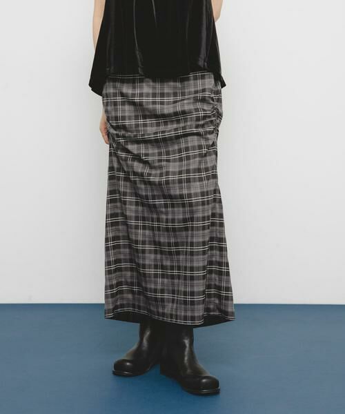 KBF / ケービーエフ スカート | サイドデザインチェックスカート | 詳細22