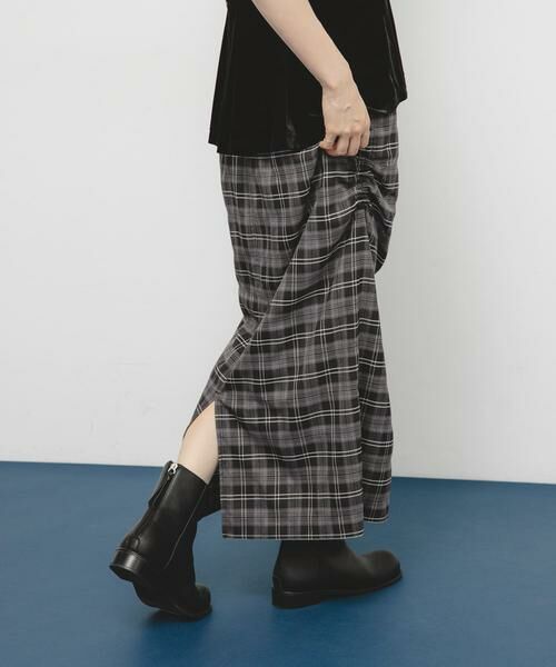 KBF / ケービーエフ スカート | サイドデザインチェックスカート | 詳細24