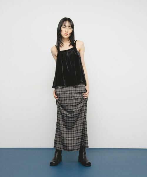 KBF / ケービーエフ スカート | サイドデザインチェックスカート | 詳細25