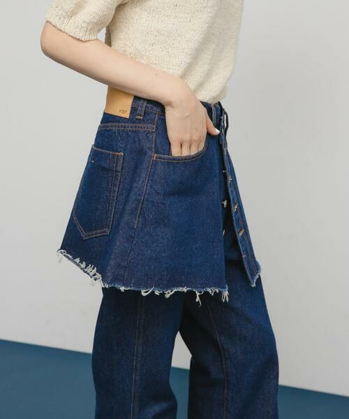 KBF / ケービーエフ スカート | デニムミニスカート | 詳細3