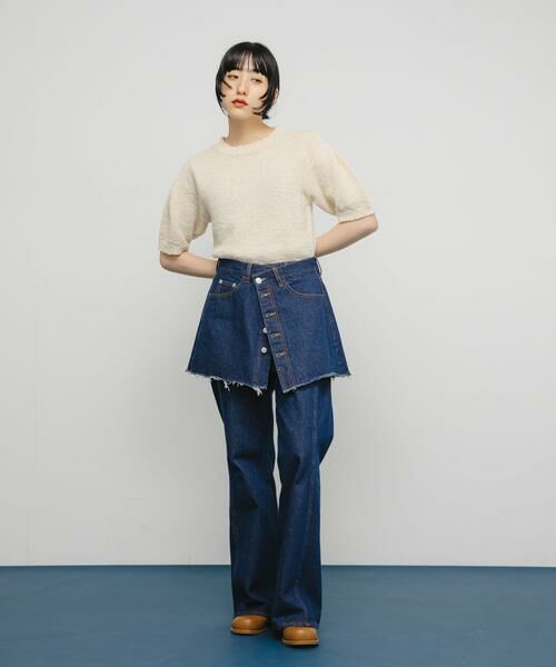 KBF / ケービーエフ スカート | デニムミニスカート | 詳細5