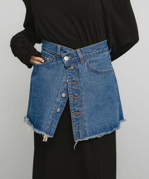 KBF / ケービーエフ スカート | デニムミニスカート | 詳細13