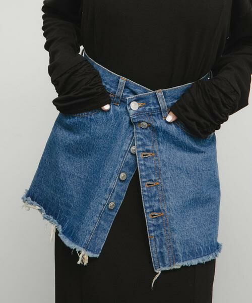 KBF / ケービーエフ スカート | デニムミニスカート | 詳細14