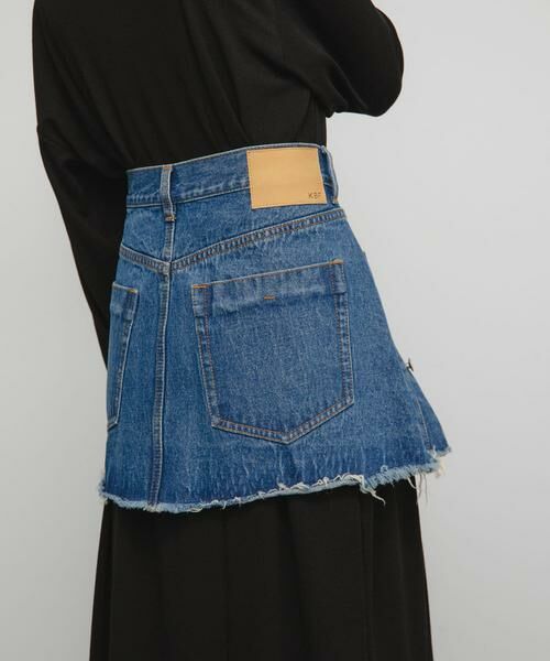 KBF / ケービーエフ スカート | デニムミニスカート | 詳細15