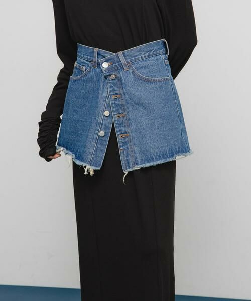 KBF / ケービーエフ スカート | デニムミニスカート | 詳細16