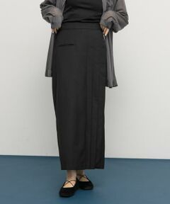 KBF / ケービーエフ スカート | ラップライクプリーツスカート